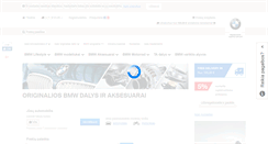 Desktop Screenshot of bmwautodalys.lt